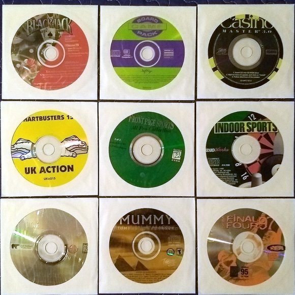 Many Brands Other - Vintage Games Lot #08 for DOS/Win 3.1/95/98/ME/XP 1997